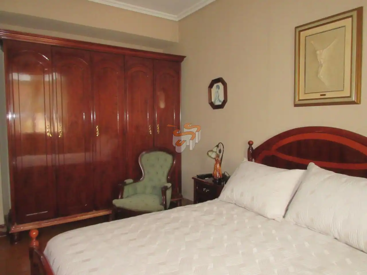 Bedroom of Flat for sale in Ferrol  with Heating and Furnished