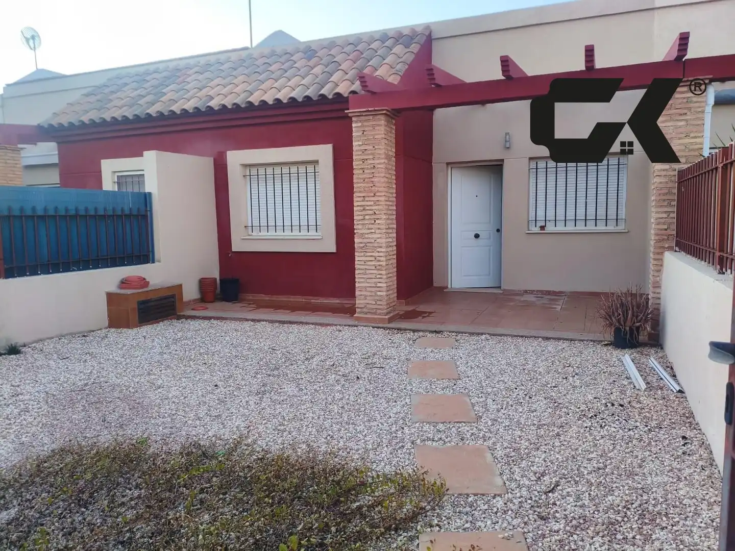 Jardí de Casa adosada en venda en Mazarrón amb Aire condicionat, Jardí privat i Piscina comunitària