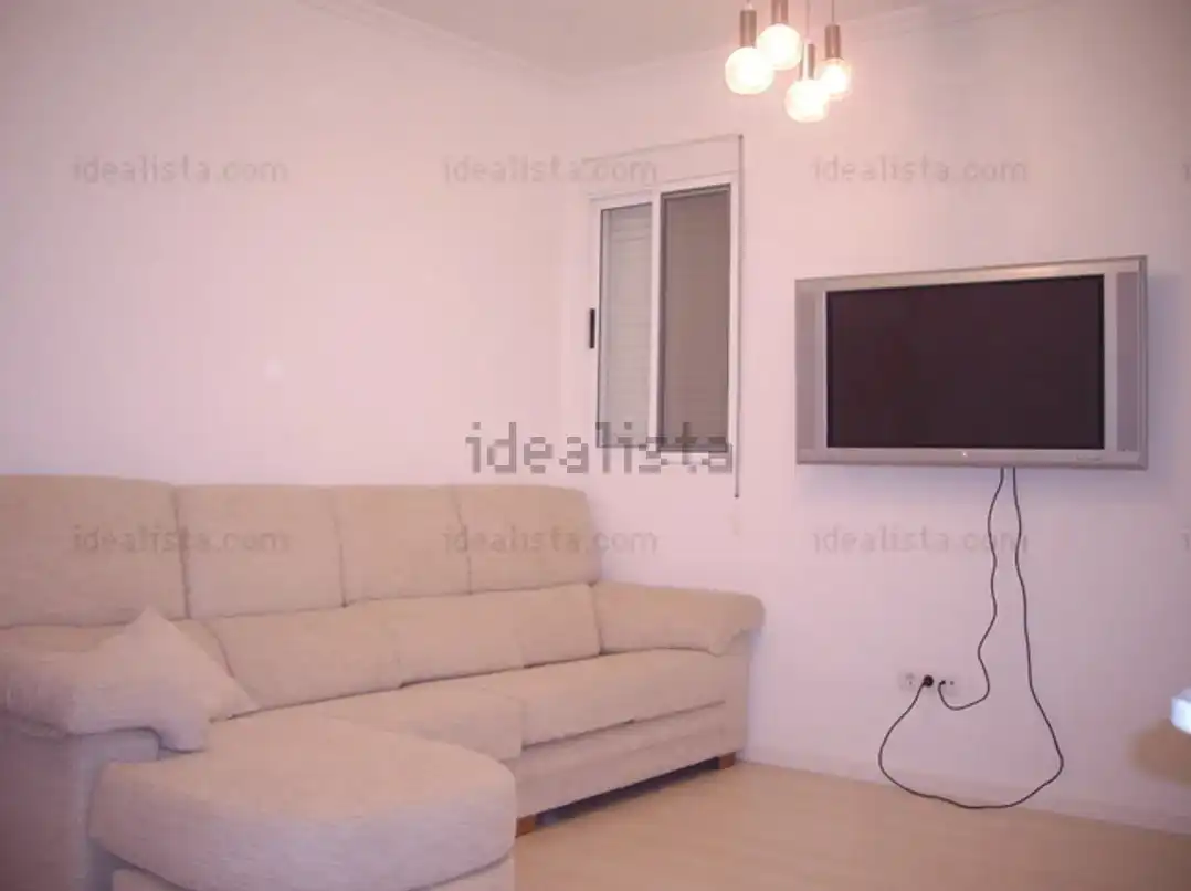 Living room of Flat for sale in Valencia  with Air Conditioner, Terrace and Furnished