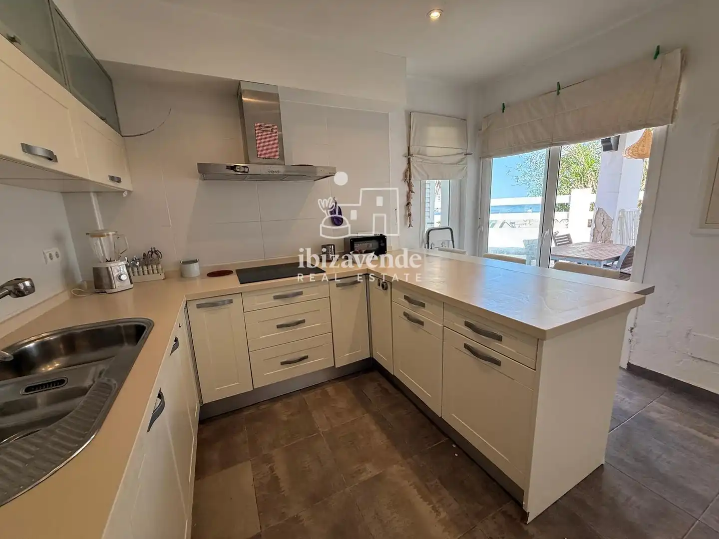 Küche von Haus oder Chalet zur Miete in Sant Josep de sa Talaia mit Terrasse und Möbliert