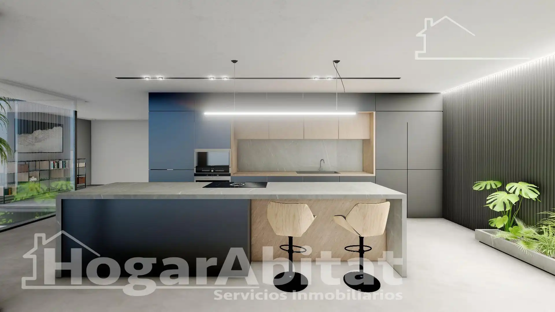 Cocina de Casa o chalet en venta en Cullera con Aire acondicionado, Jardín privado y Terraza
