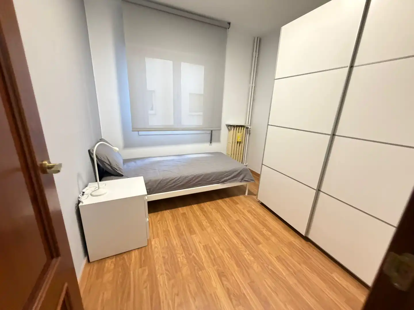 Bedroom of Flat for rent in Lleida  with Air Conditioner, Heating and Parquet flooring