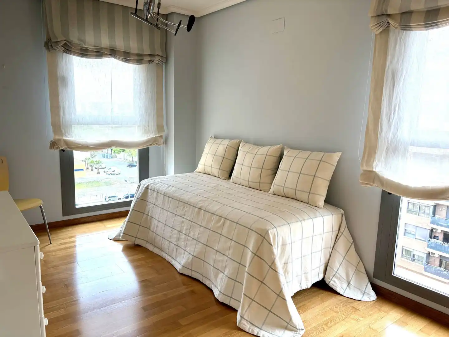 Bedroom of Flat for rent in Castellón de la Plana / Castelló de la Plana  with Air Conditioner, Heating and Terrace