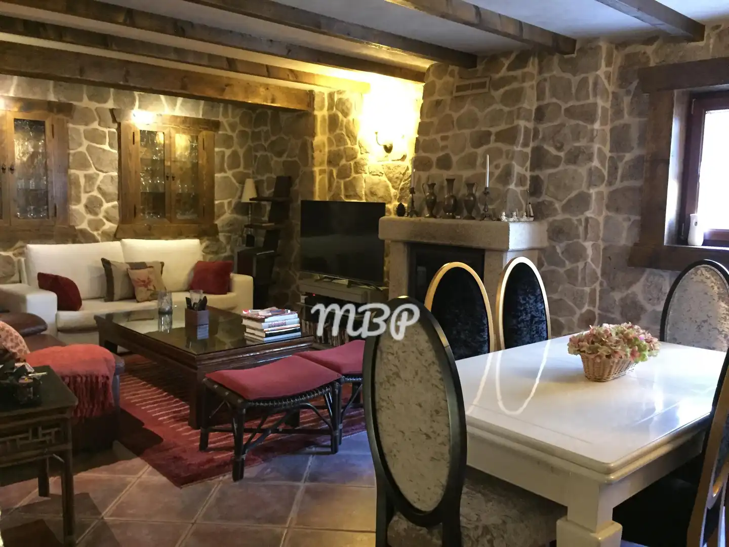 Sala d'estar de Casa o xalet en venda en Pontevedra Capital 
