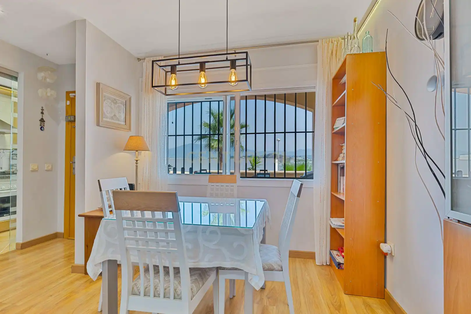 Esszimmer von Maisonette zum Verkauf in Mijas mit Klimaanlage, Privatgarten und Abstellraum