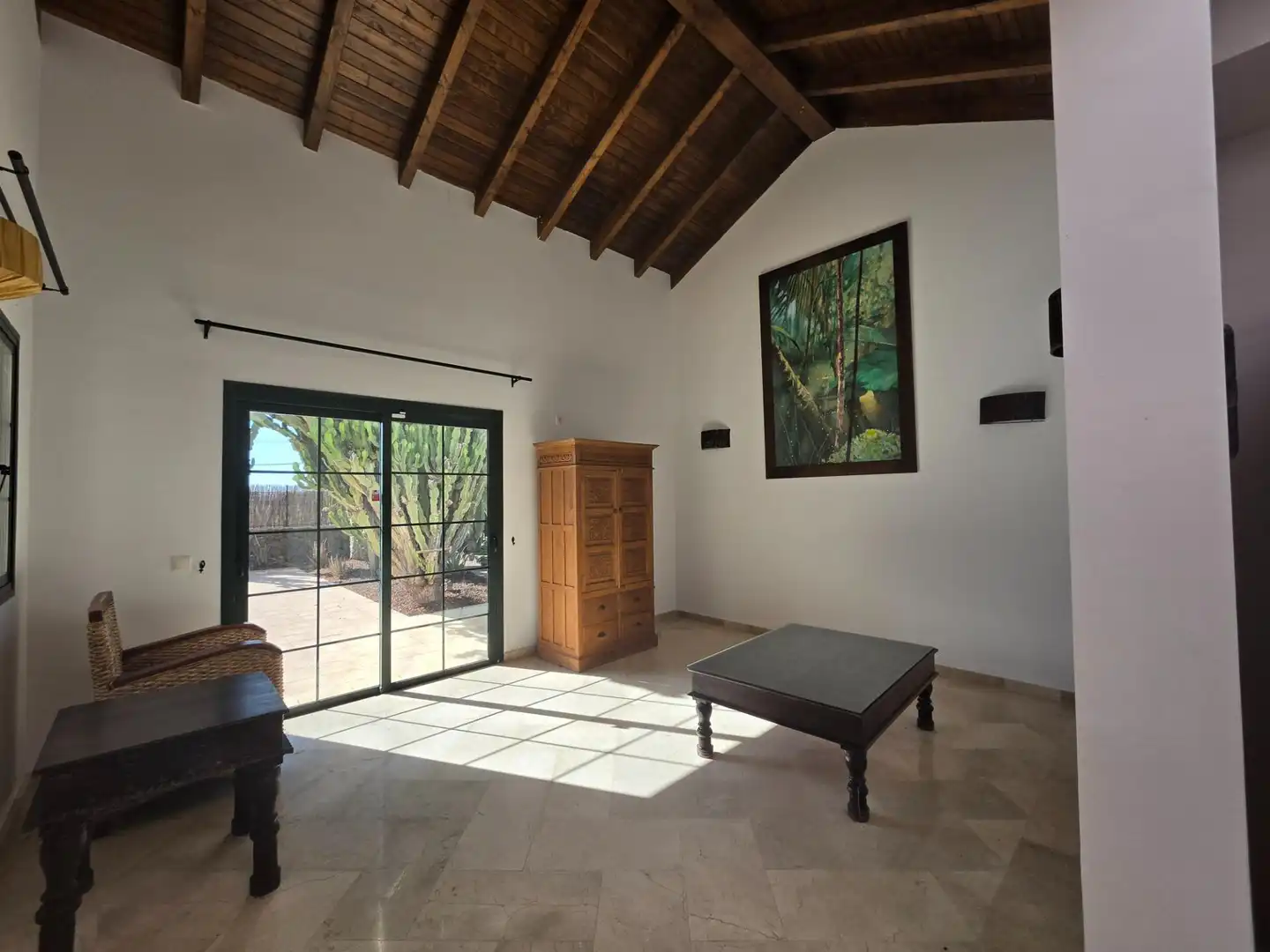 Sala d'estar de Casa o xalet en venda en La Oliva pueblo