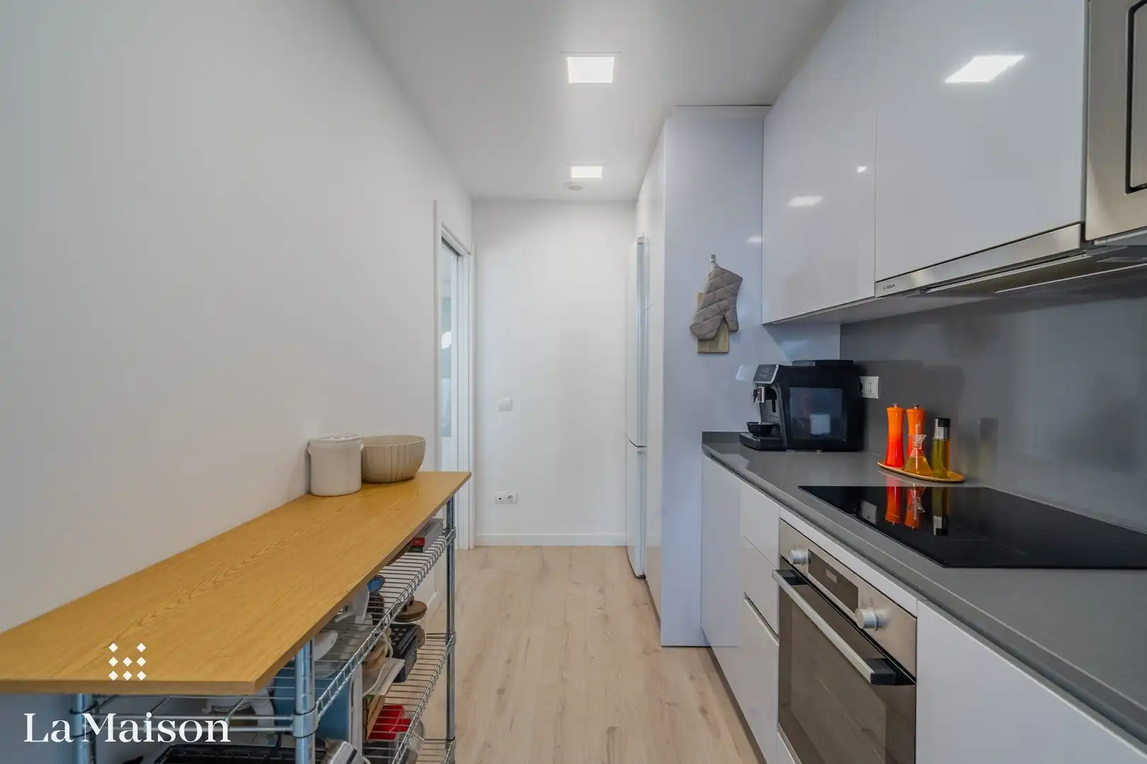 Küche von Wohnung zum Verkauf in Sant Andreu de Llavaneres mit Heizung, Abstellraum und Balkon