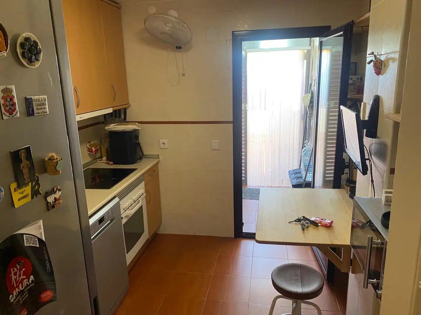 Kitchen of Ground floor for sale in Ciudad Real  with Air Conditioner, Heating and Terrace