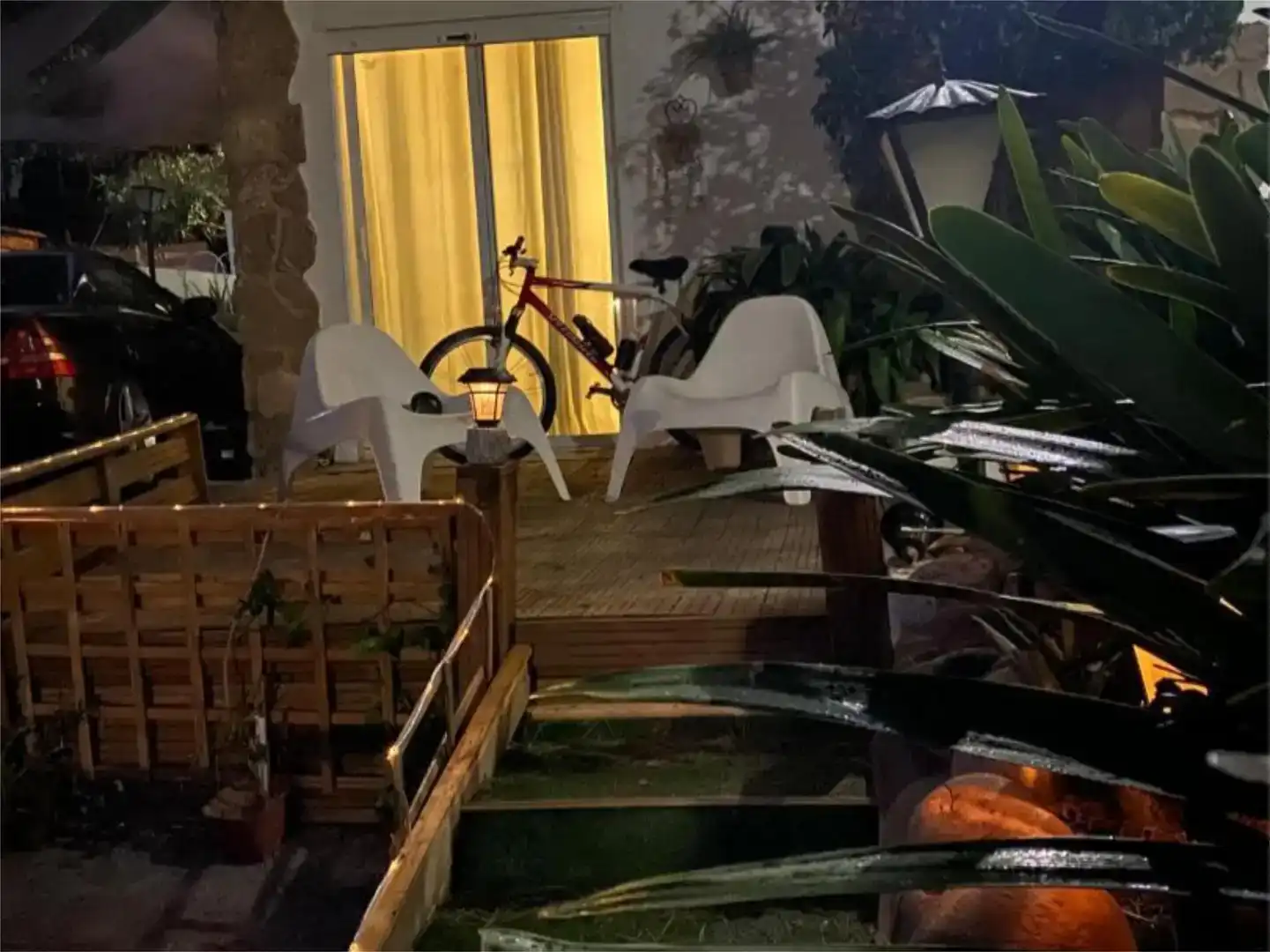 Terrasse von Wohnung zur Miete in Gilet mit Klimaanlage