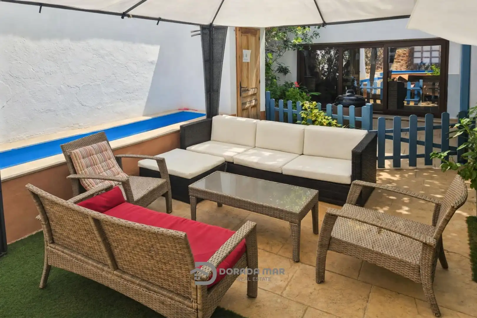 Terrasse von Country house zum Verkauf in Benavites mit Heizung, Privatgarten und Terrasse