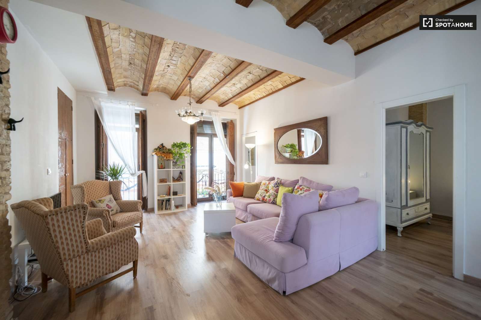 Living room of Apartment to share in Mislata  with Air Conditioner, Heating and Terrace