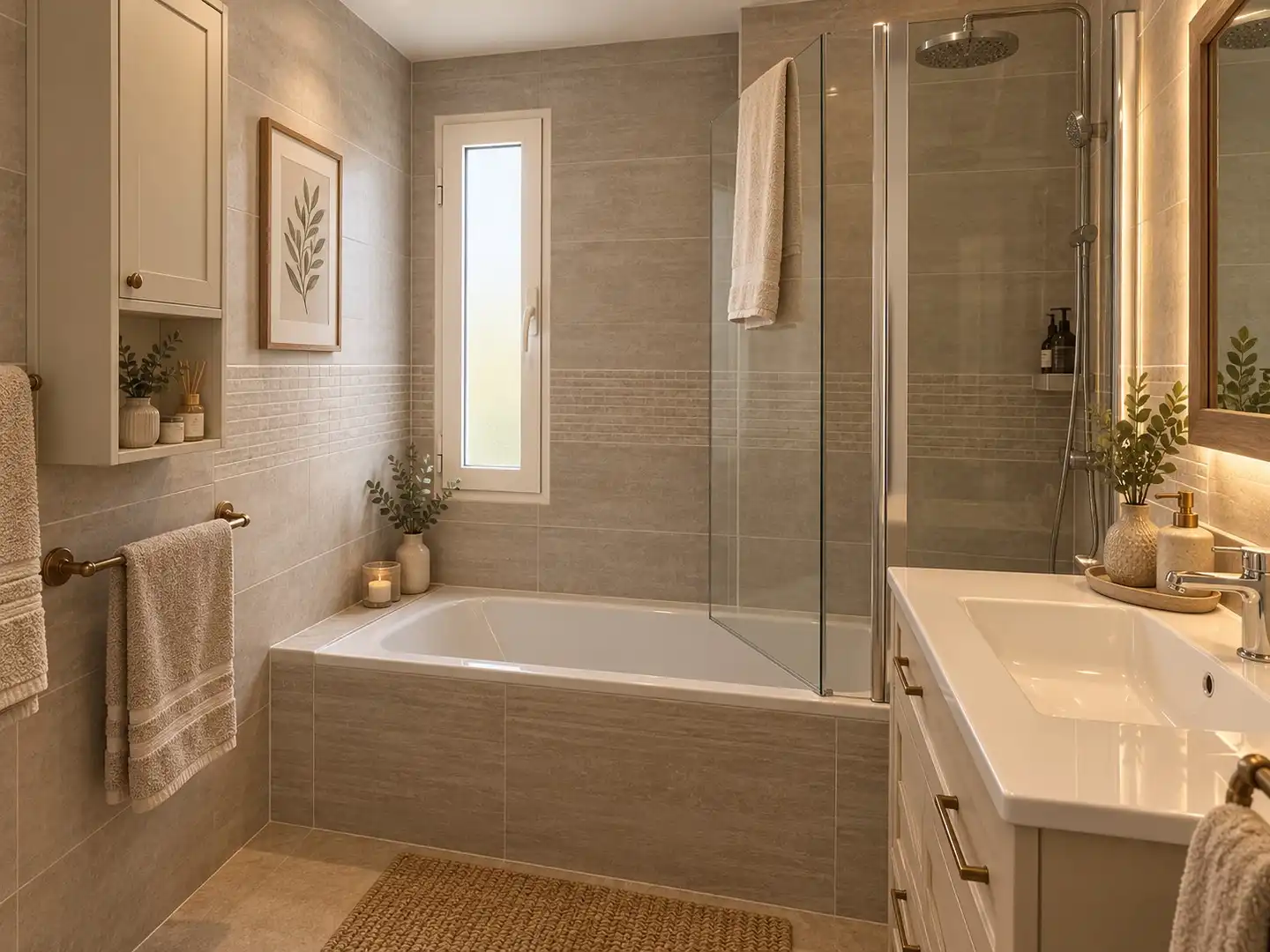 Bathroom of Flat for sale in Benalmádena  with Air Conditioner, Terrace and Furnished