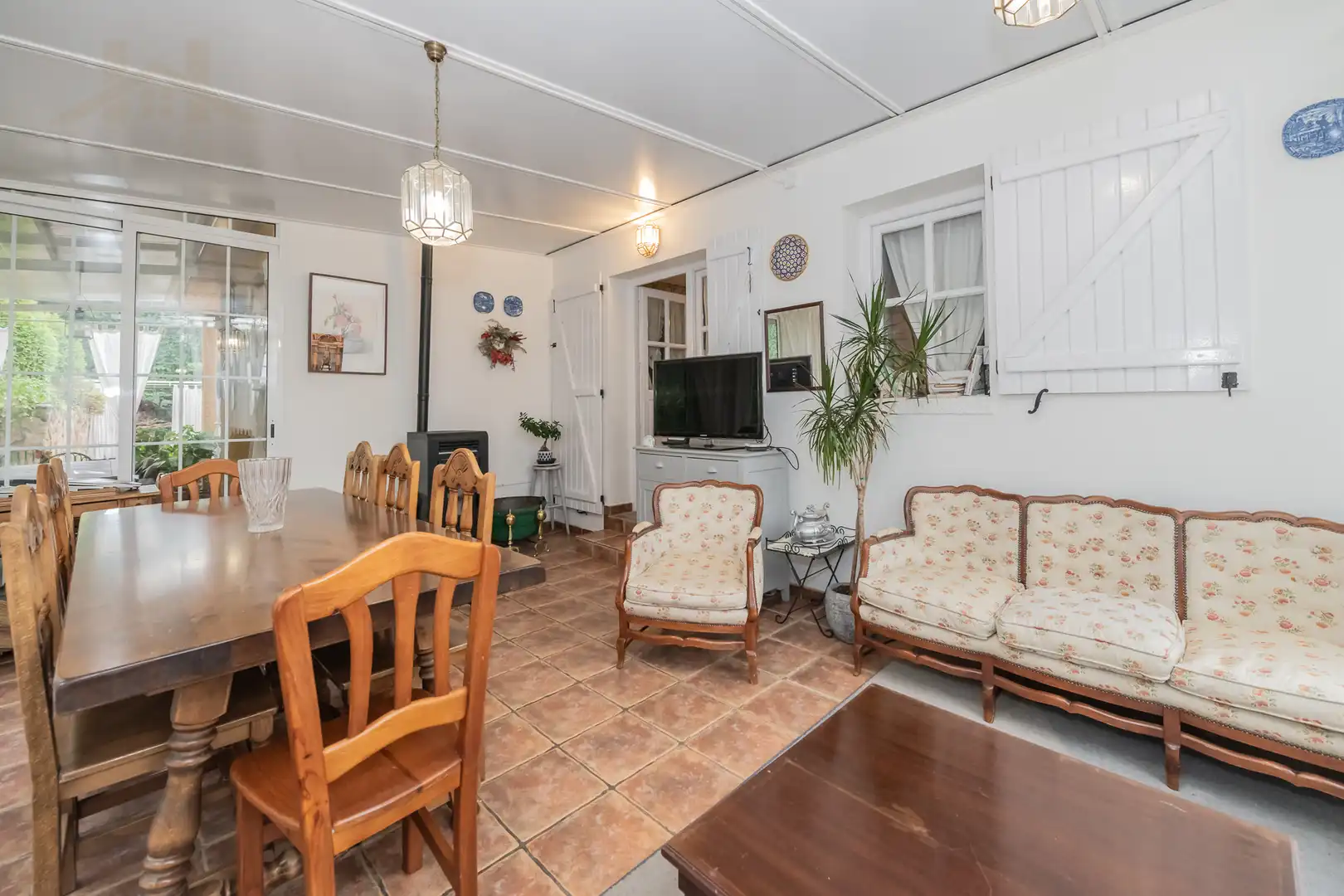 Sala de estar de Casa o chalet en venta en Tres Cantos con Aire acondicionado, Calefacción y Jardín privado
