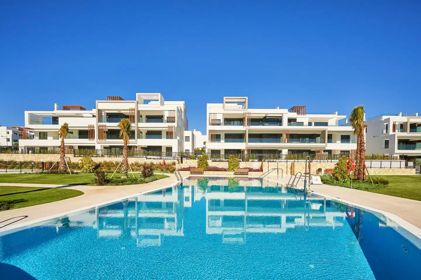 Swimming pool of Flat for sale in Benamara - Atalaya