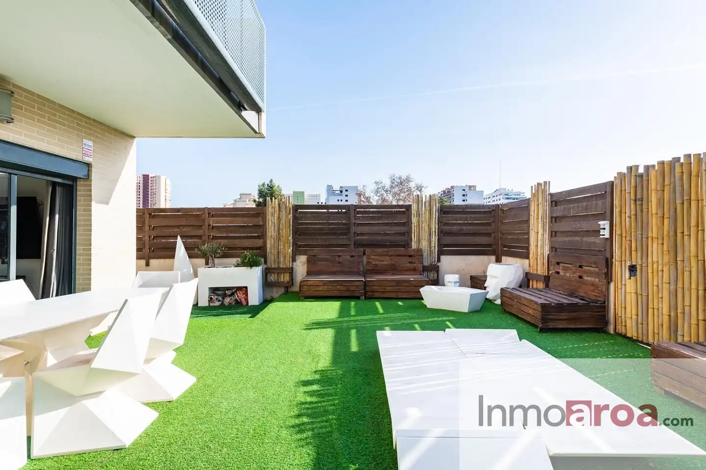 Terrace of Houses for sale in La Pobla de Farnals  with Terrace, Furnished and Community pool