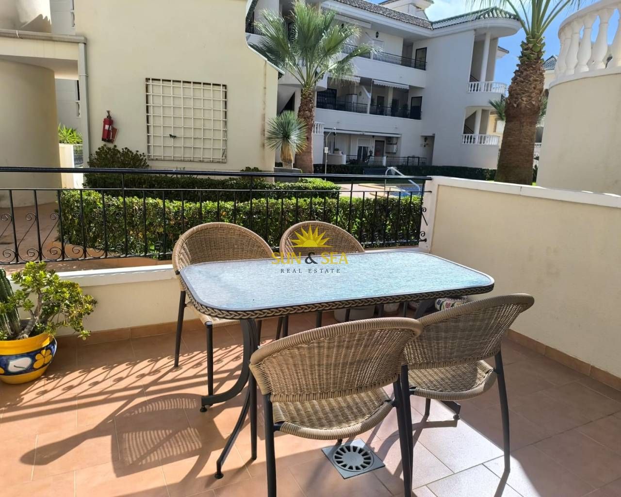Terraza de Planta baja de alquiler en Jacarilla con Aire acondicionado, Terraza y Piscina