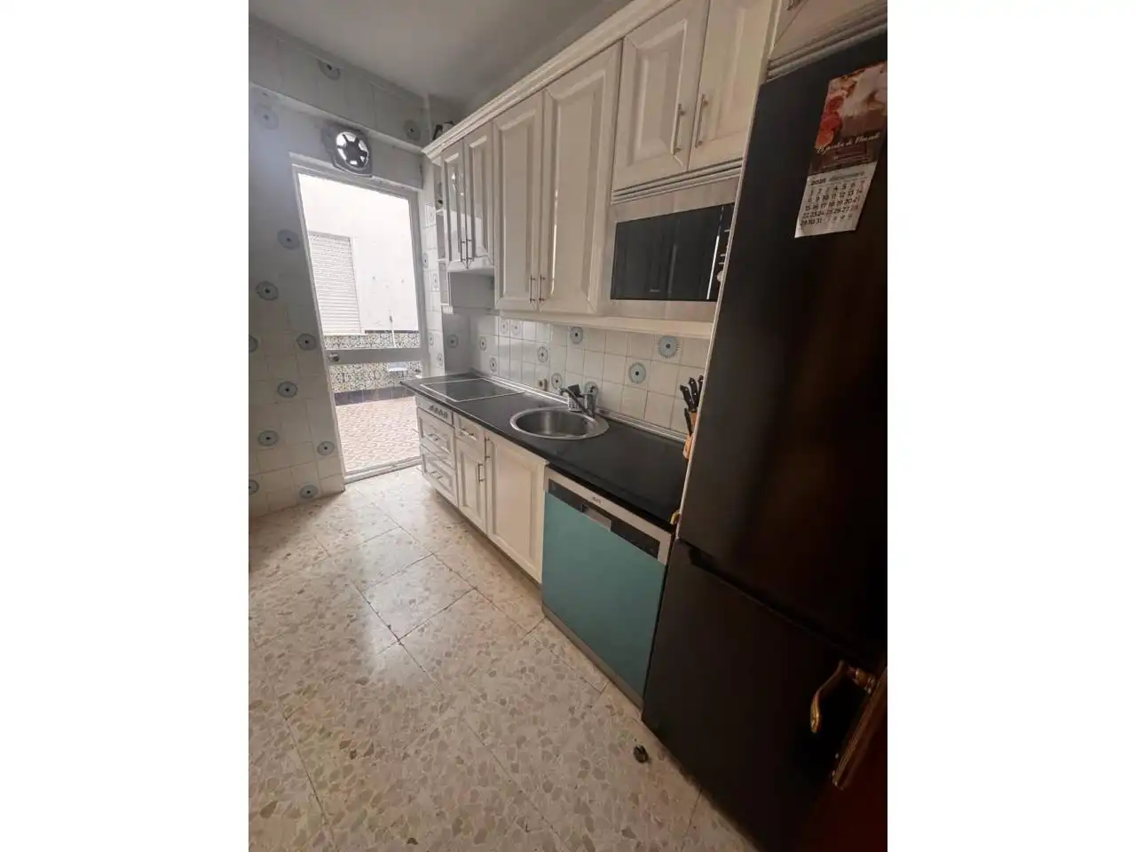 Cocina de Piso de alquiler en Morón de la Frontera con Amueblado y Balcón