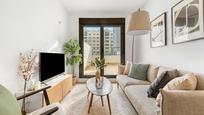 Living room of Planta baja to rent in  Madrid Capital  with Air Conditioner and Terrace