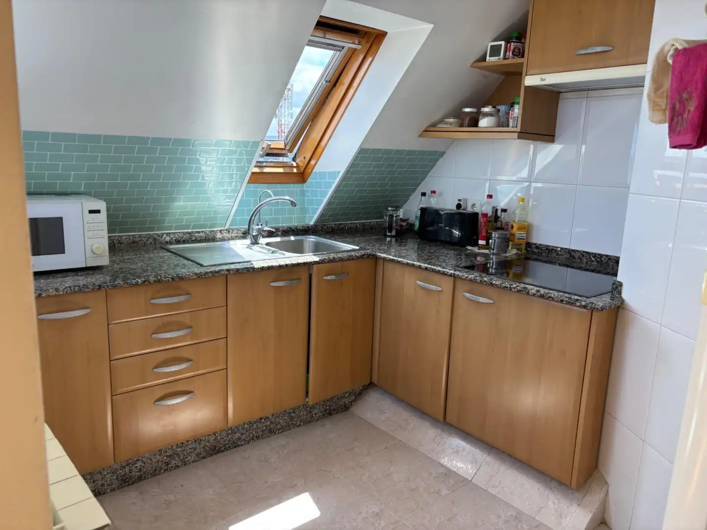 Kitchen of Attic for sale in Foz  with Heating, Terrace and Furnished