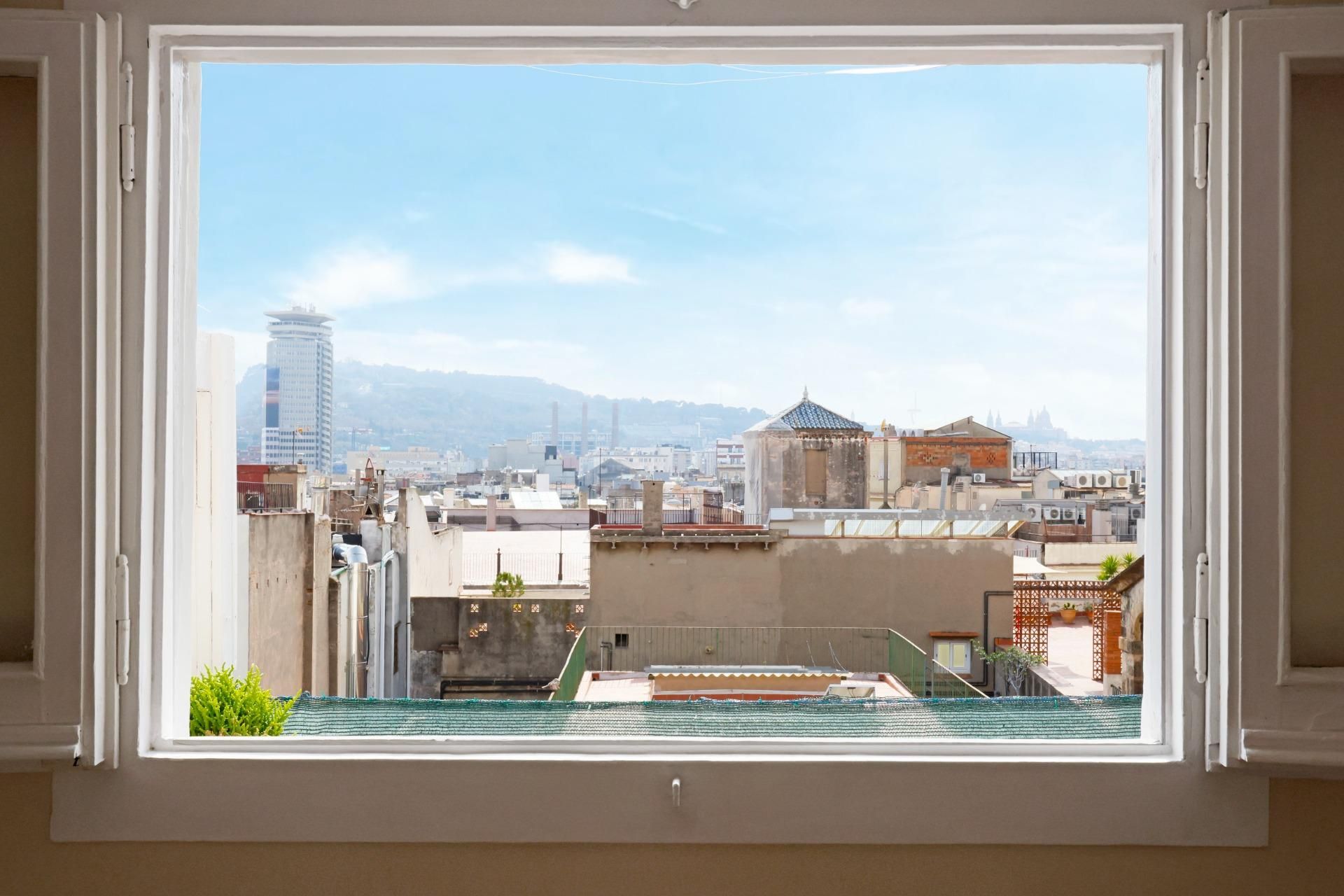 Vista exterior de Apartament en venda en  Barcelona Capital amb Aire condicionat, Calefacció i Terrassa