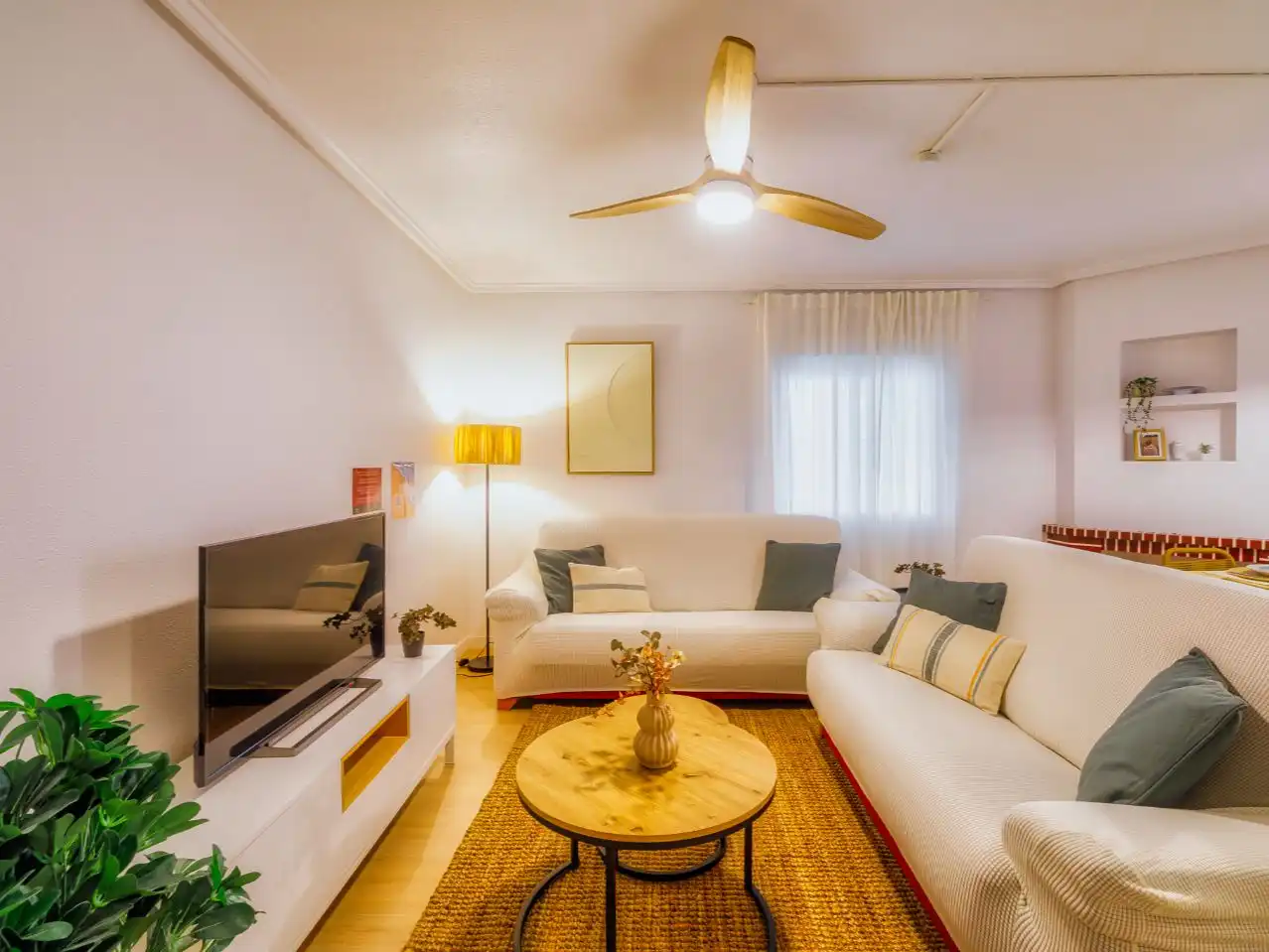 Sala de estar de Casa o chalet de alquiler en Los Narejos - Punta Calera