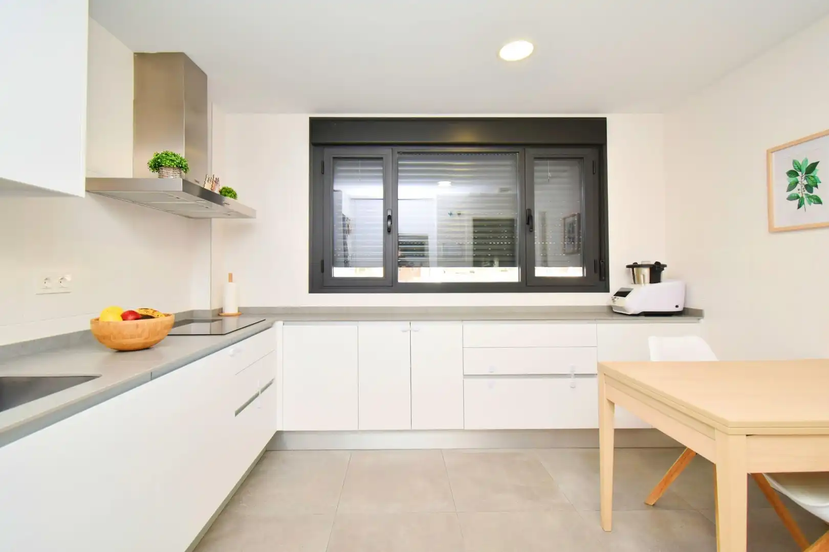 Cocina de Casa adosada en venta en Almería con Aire acondicionado, Terraza y Trastero