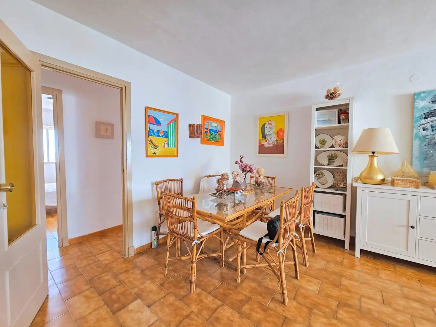 Comedor de Piso en venta en La Manga del Mar Menor con Terraza y Piscina comunitaria