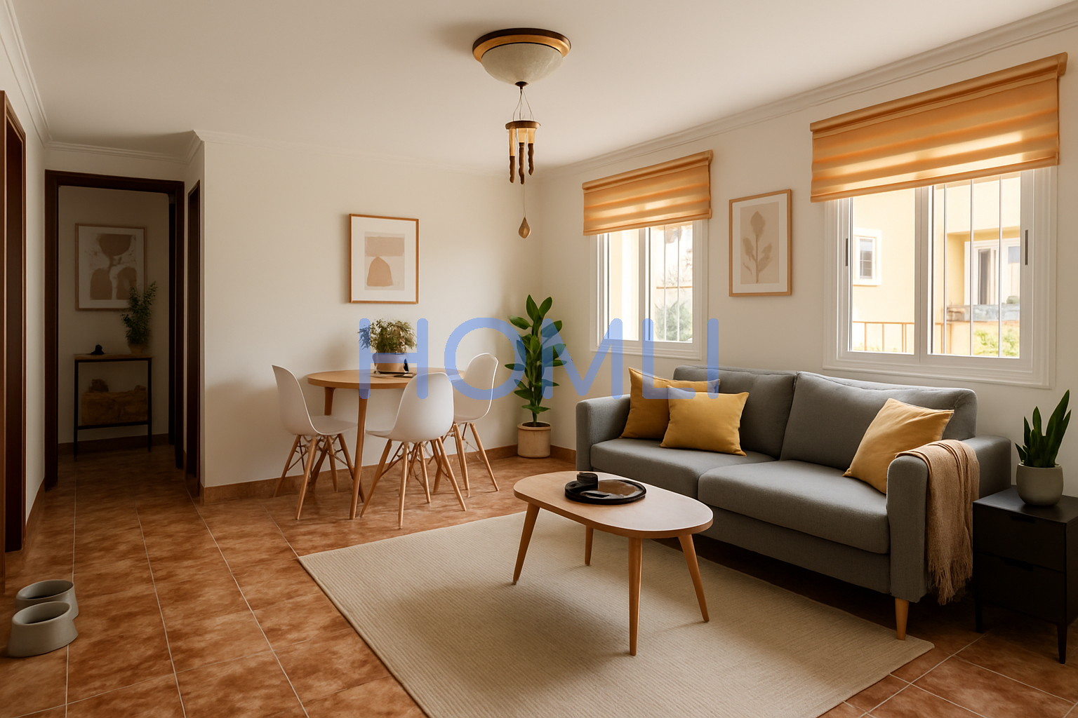 Sala d'estar de Apartament en venda en Málaga Capital amb Calefacció i Moblat