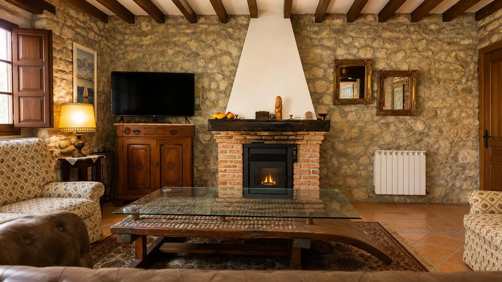 Living room of Houses for sale in Alfoz de Lloredo  with Heating, Private garden and Terrace