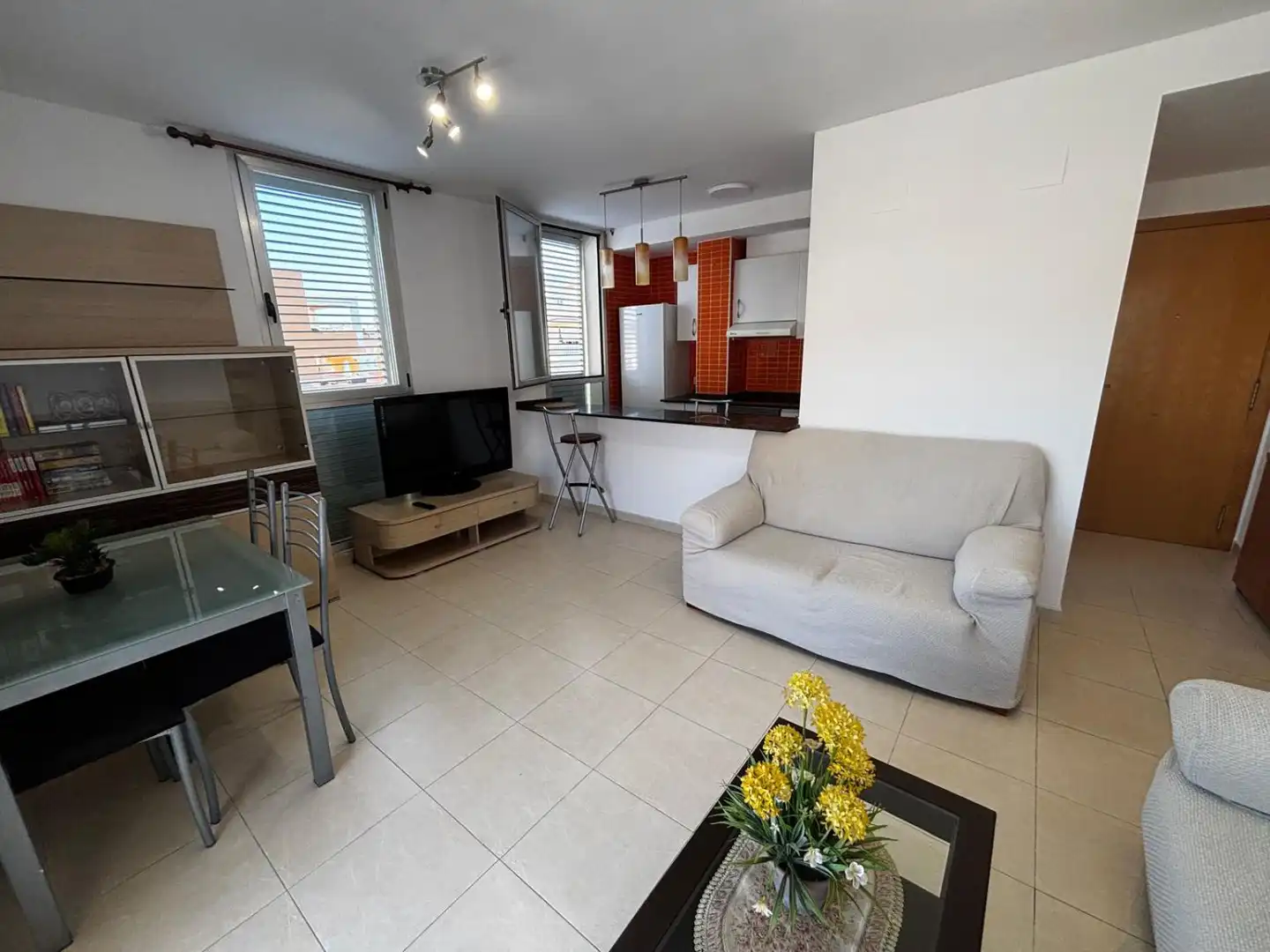 Sala de estar de Apartamento en venta en Moncofa con Aire acondicionado, Calefacción y Terraza