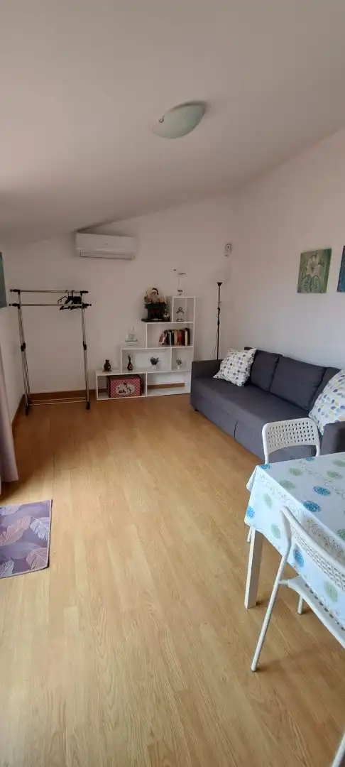 Sala d'estar de Àtic en venda en Deltebre amb Aire condicionat, Terrassa i Moblat