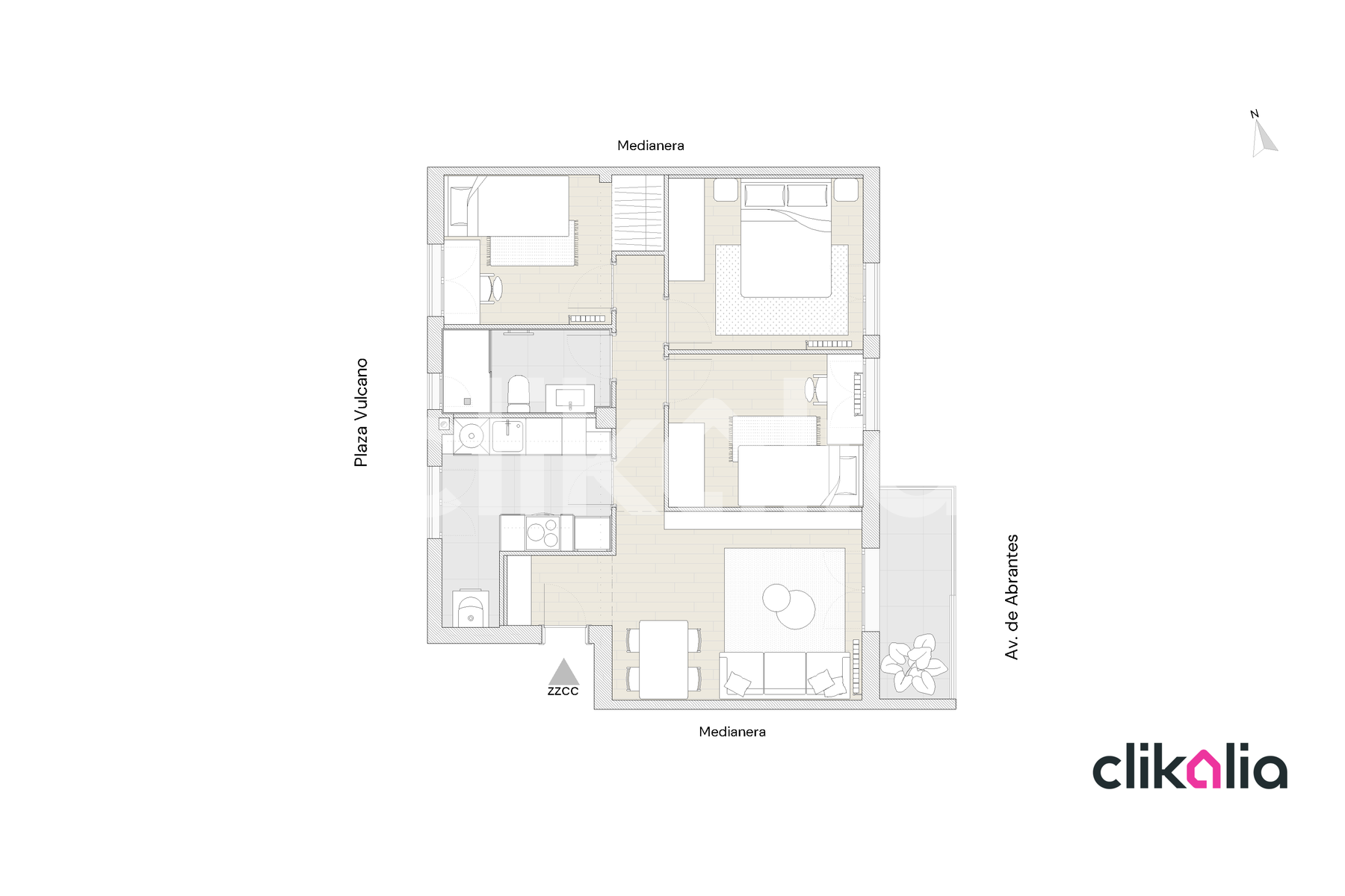 Flat to rent in  Madrid Capital  with Heating and Terrace