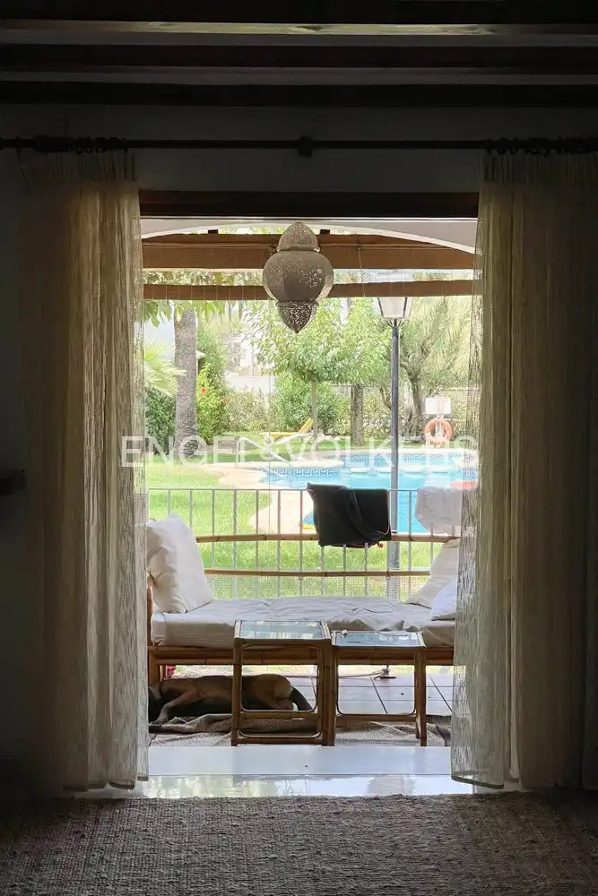 Jardín de Casa o chalet en venta en Dénia con Aire acondicionado, Calefacción y Jardín privado