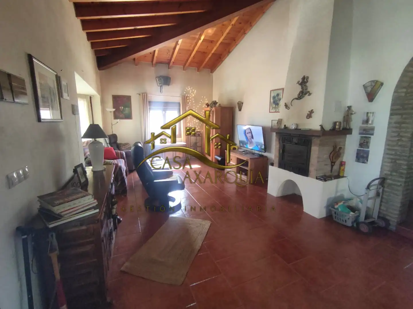 Sala de estar de Finca rústica en venta en Vélez-Málaga con Jardín privado y Terraza