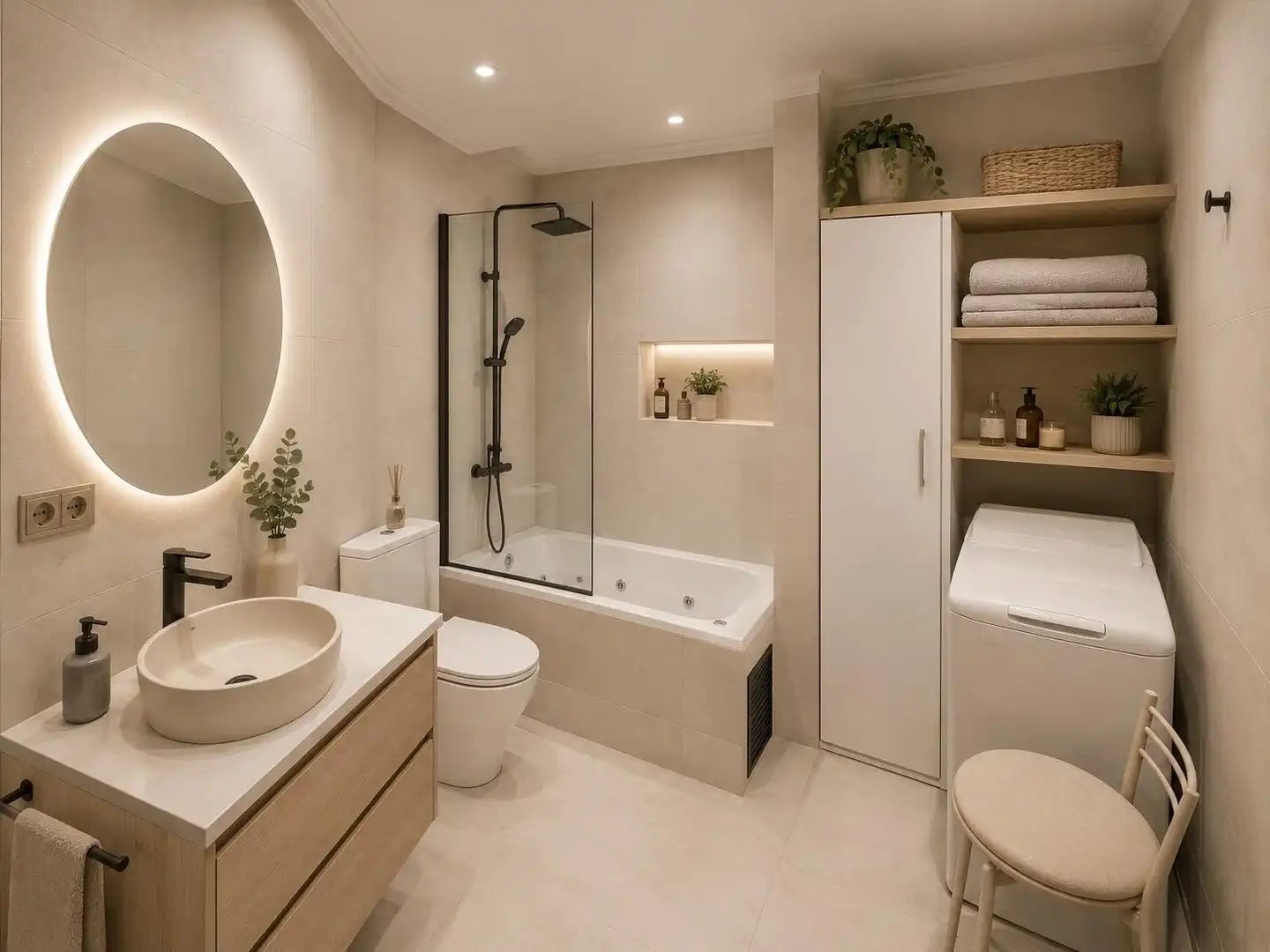 Baño de Apartamento en venta en Torremolinos con Terraza, Amueblado y Piscina comunitaria