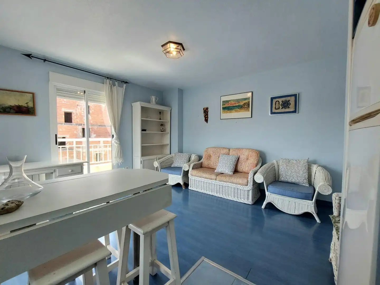 Sala d'estar de Apartament en venda en Águilas amb Terrassa, Balcó i Piscina comunitària