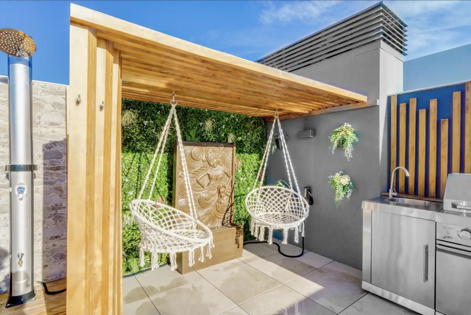 Terrassa de Apartament de lloguer en Estepona amb Aire condicionat, Terrassa i Moblat