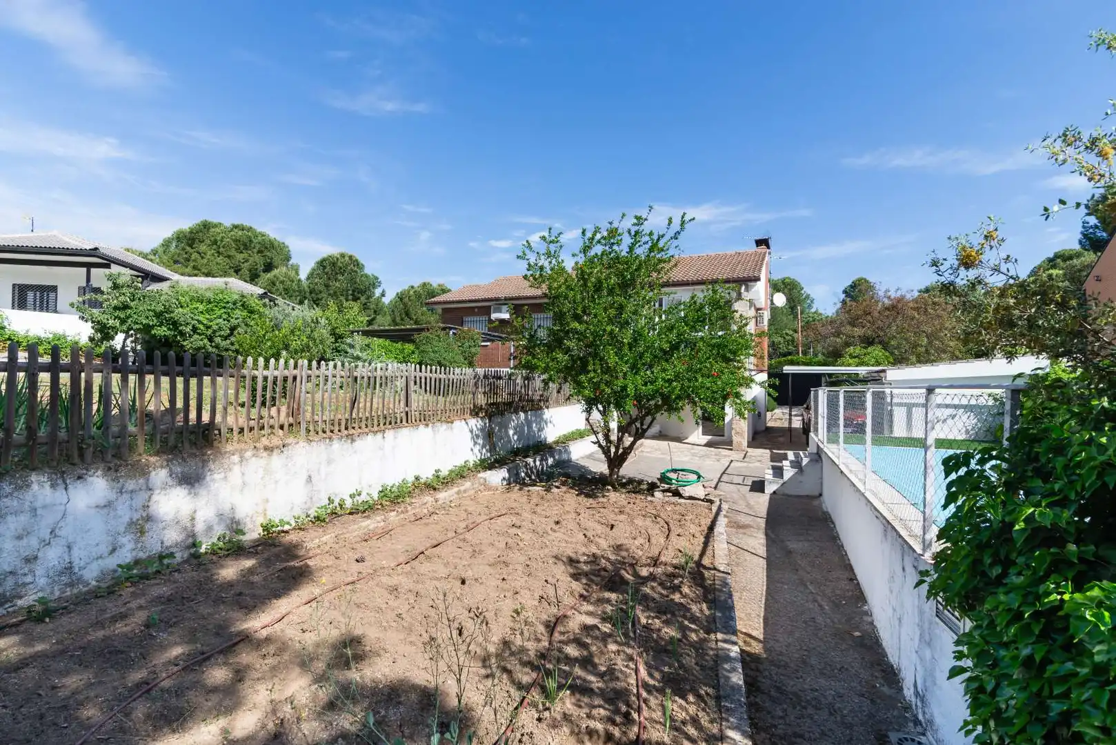 Garden of Houses for sale in San Martín de Valdeiglesias  with Air Conditioner, Heating and Private garden