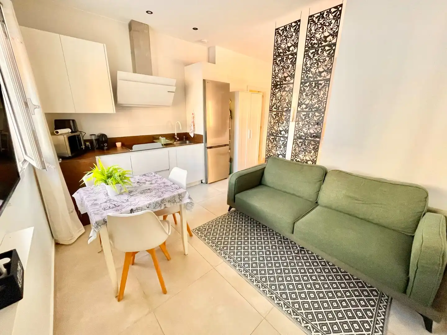Wohnzimmer von Wohnung zur Miete in Pilar de la Horadada mit Klimaanlage, Möbliert und Waschmaschine