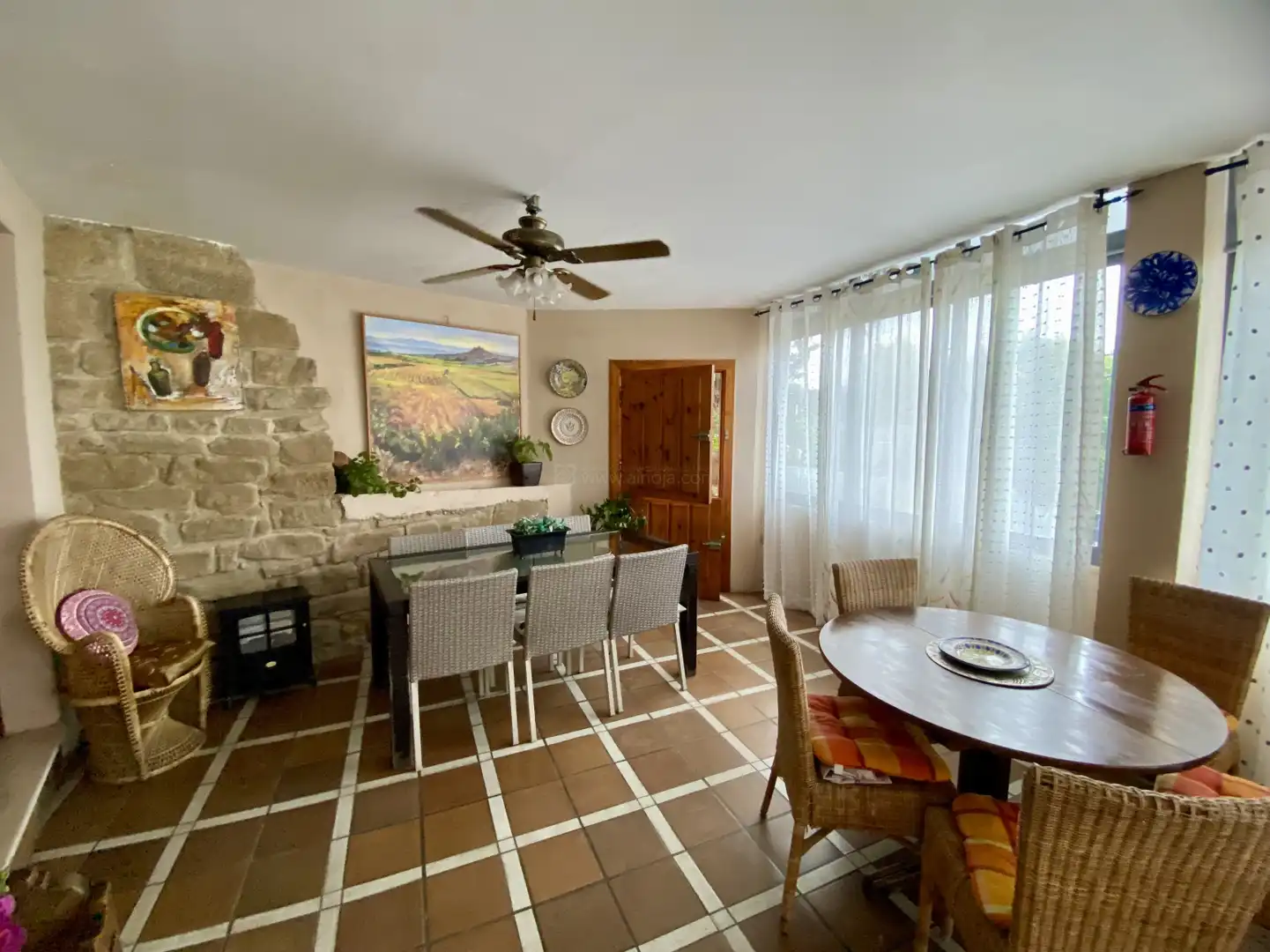 Comedor de Casa o chalet en venta en Lanciego / Lantziego con Calefacción, Jardín privado y Parquet