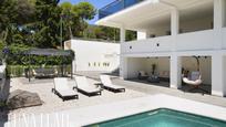 Exterior view of House or chalet for sale in Castelldefels  with Air Conditioner, Terrace and Swimming Pool