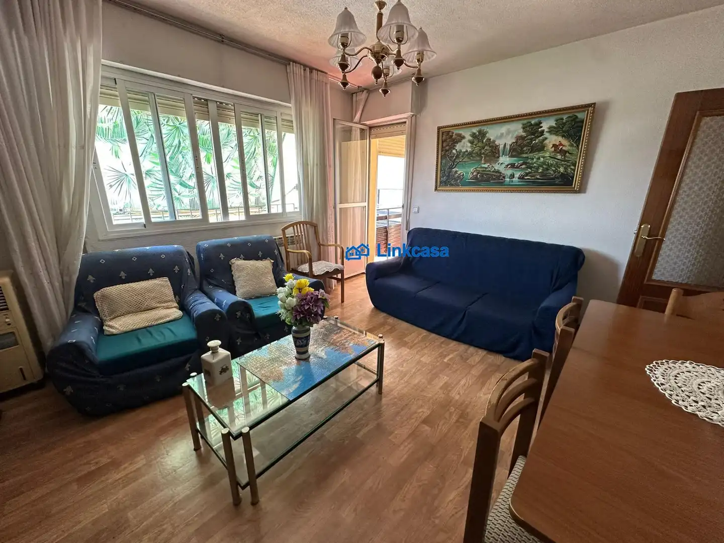 Sala de estar de Piso en venta en Madrid con Calefacción, Terraza y Amueblado