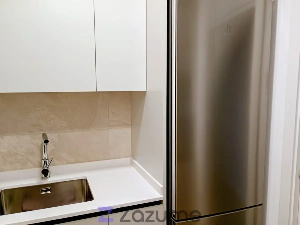 Küche von Wohnung zur Miete in Barcelona mit Klimaanlage, Heizung und Parkett