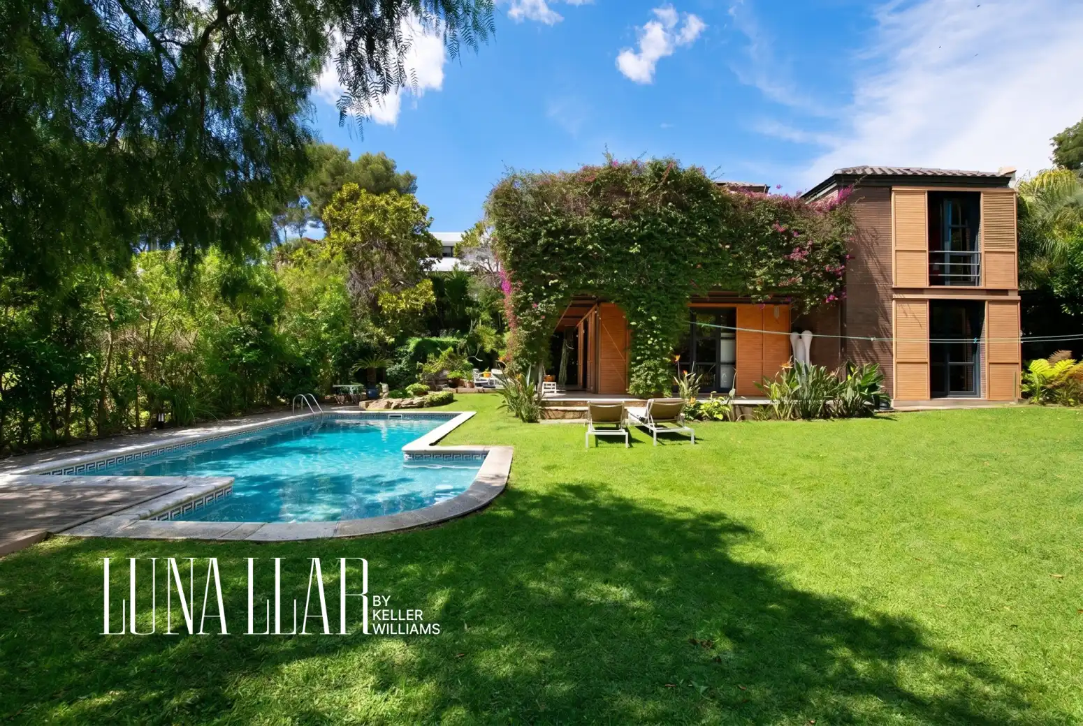 Garten von Haus oder Chalet zum Verkauf in Castelldefels mit Terrasse und Schwimmbad