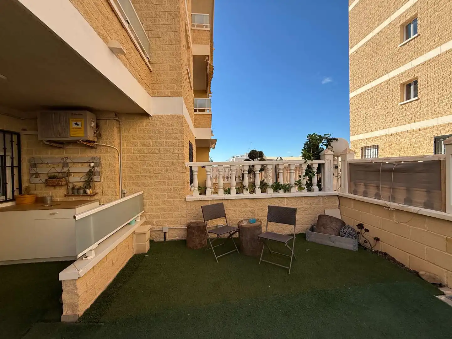 Terraza de Apartamento en venta en Nueva Torrevieja - Aguas Nuevas