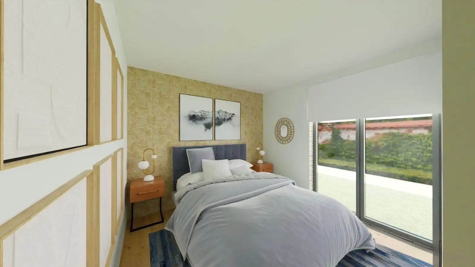 Habitación de Casa adosada en venta en Torrelavega  con Jardín privado, Terraza y Trastero