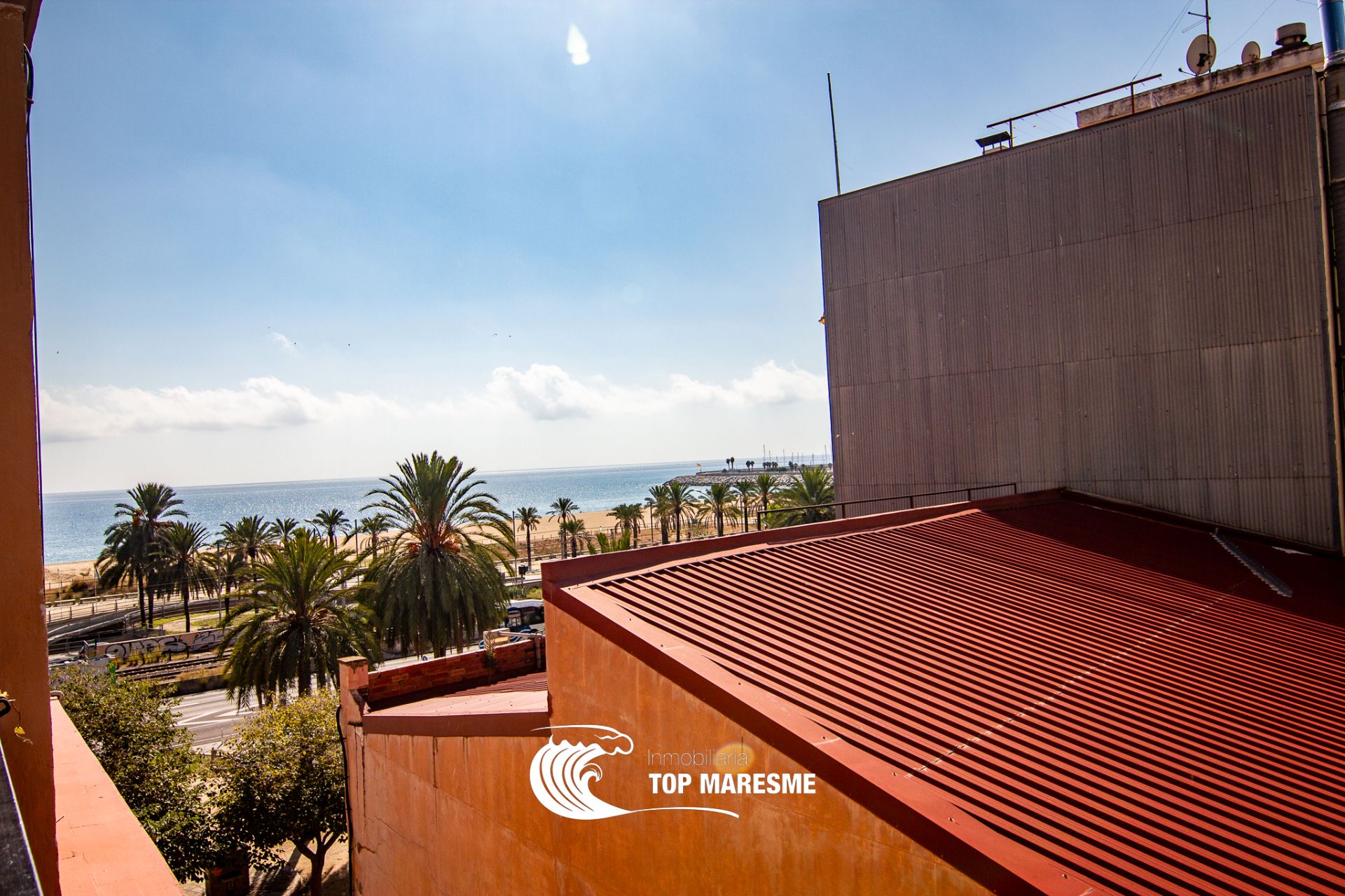 Exterior view of Attic for sale in Mataró  with Air Conditioner, Heating and Parquet flooring
