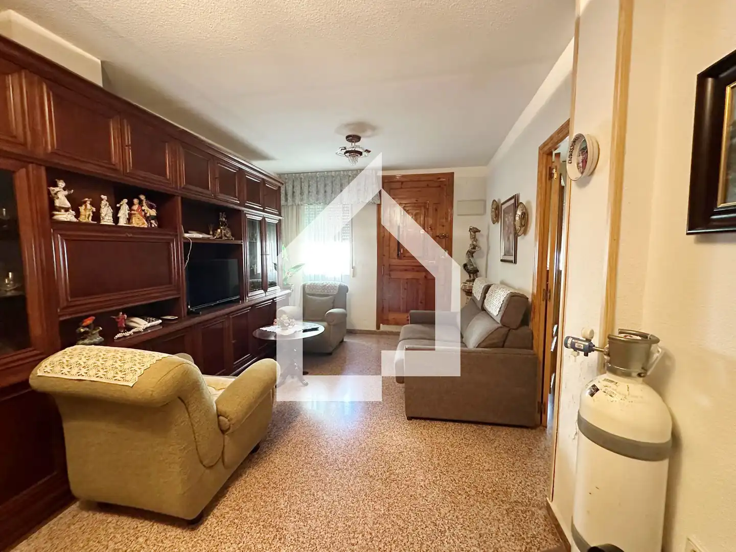 Sala d'estar de Casa o xalet de lloguer en San Vicente del Raspeig / Sant Vicent del Raspeig amb Terrassa, Moblat i Forn
