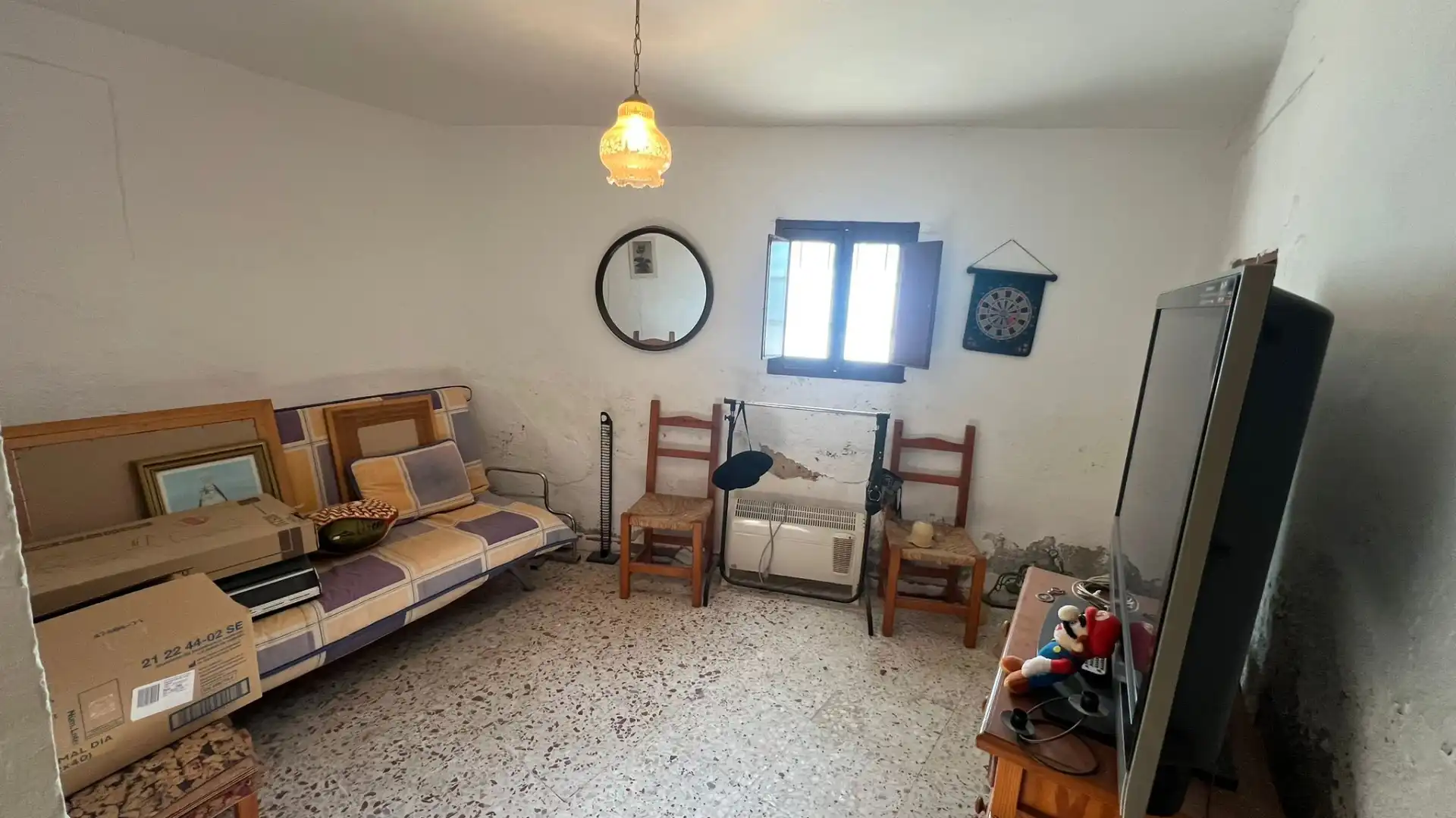 Sala d'estar de Finca rústica en venda en Lucainena de las Torres amb Terrassa