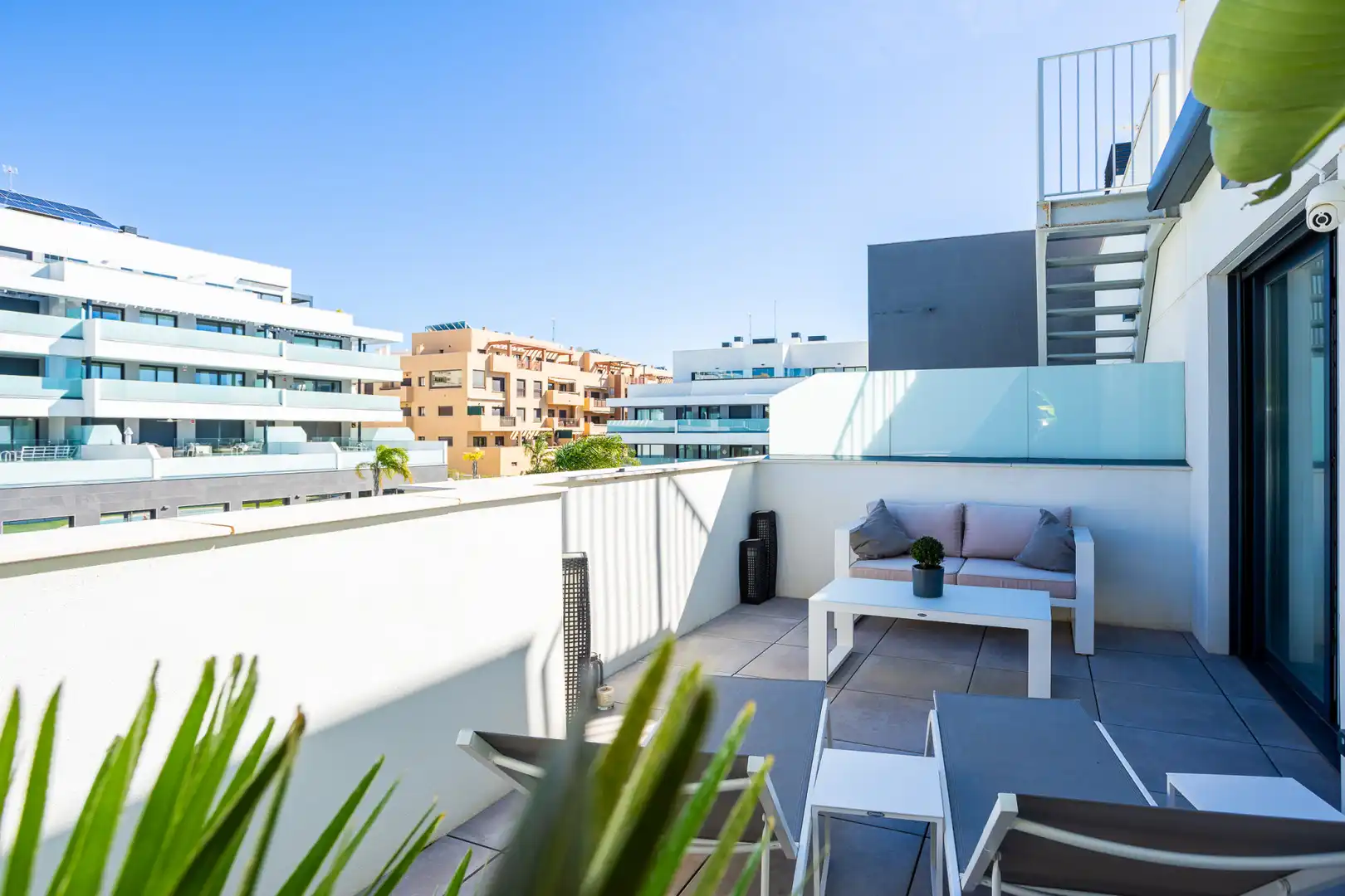 Terraza de Ático en venta en Mijas con Aire acondicionado, Terraza y Piscina